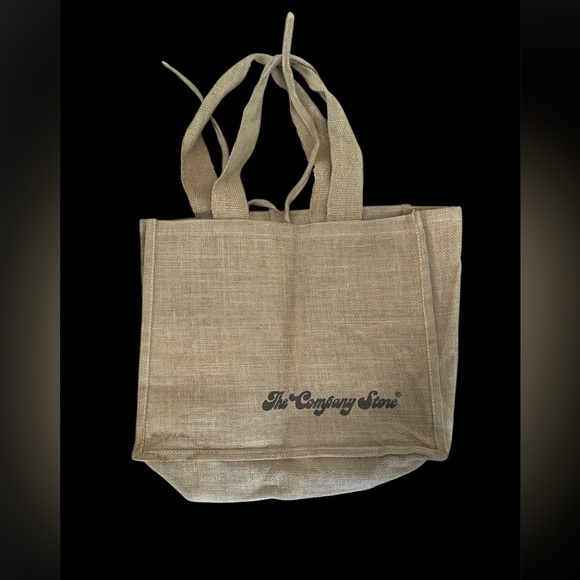 The Company Store Natural Tan Jute Tote - Picture 1 of 5